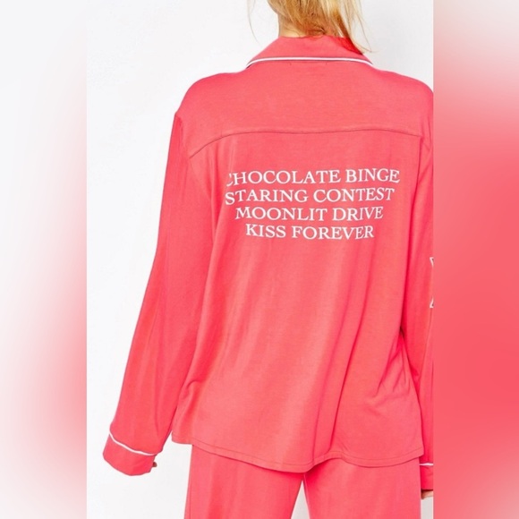Wildfox Couture "Kiss Forever " pajamas set in box Small or Medium NIB - Picture 4 of 5